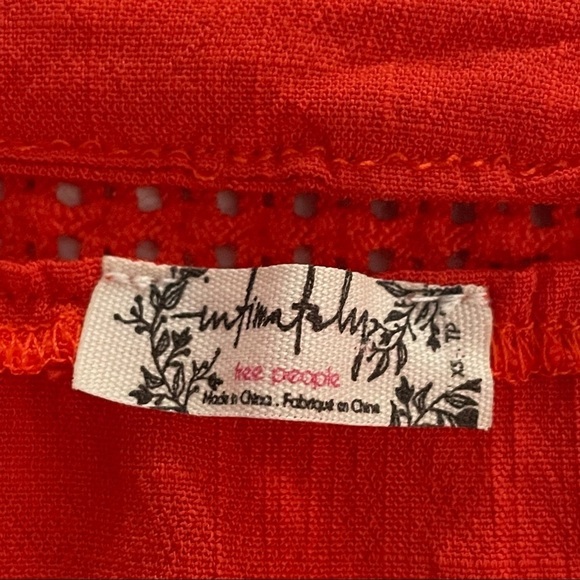 INTIMATELY FREE PEOPLE Beyond Me Red‎ Mini Dress - Picture 10 of 11